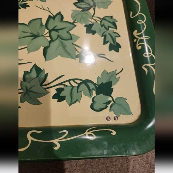 Vintage metal folding tray - Picture 4 of 5